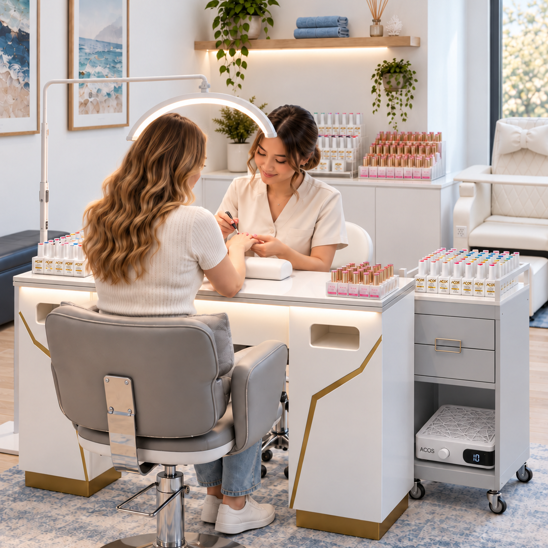 Lashmer Coastal Pearl Nail Business Fitout Package (14–18 m²)