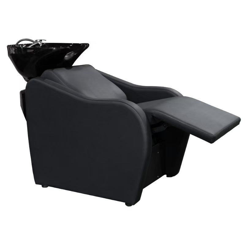 Karma Shampoo Unit Mosman with Shiatsu Massage Black with Black Deep Basin 0318012201