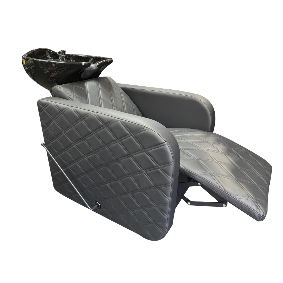 Karma Complete Shampoo Unit Clunes Manual Black with Pattern & Black Deep Basin 0315162201MP