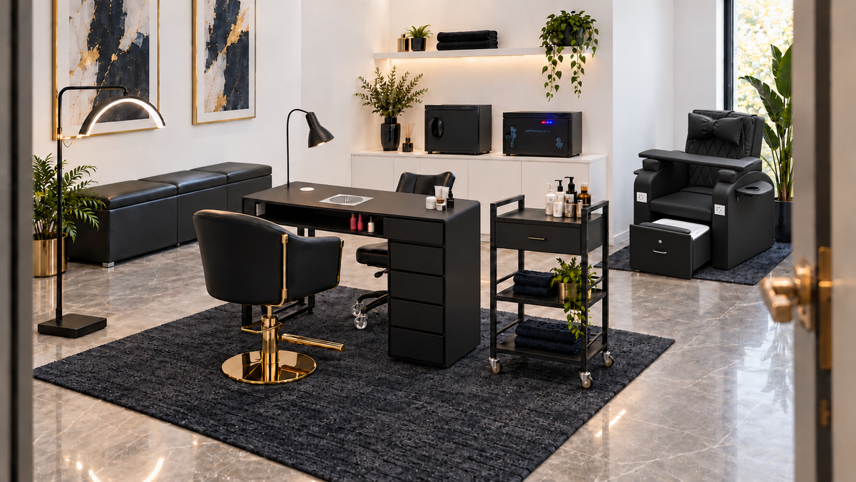 Lashmer Luxury Boutique Nail Business Fitout Package (14 m²)