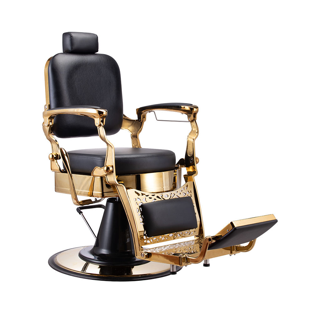 Karma Noosa Barber Chair 04040103 - Black & Gold