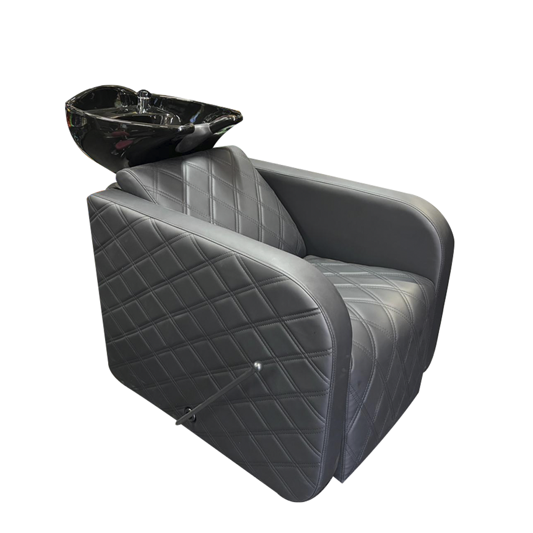 Karma Complete Shampoo Unit Clunes Manual Black with Pattern & Black Deep Basin 0315162201MP